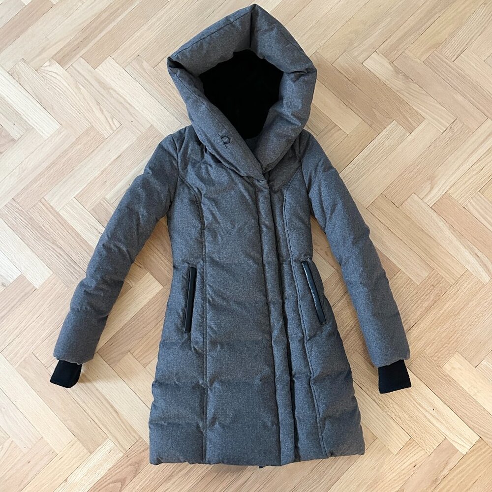 Soia & Kyo Camelia Slim Fit Brushed Down Coat Original Price: $600